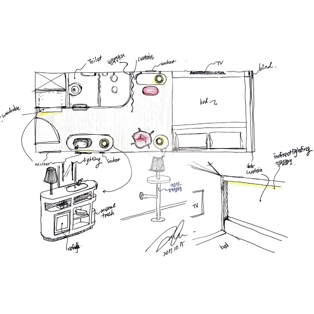citizenM plan sketch (@UK)